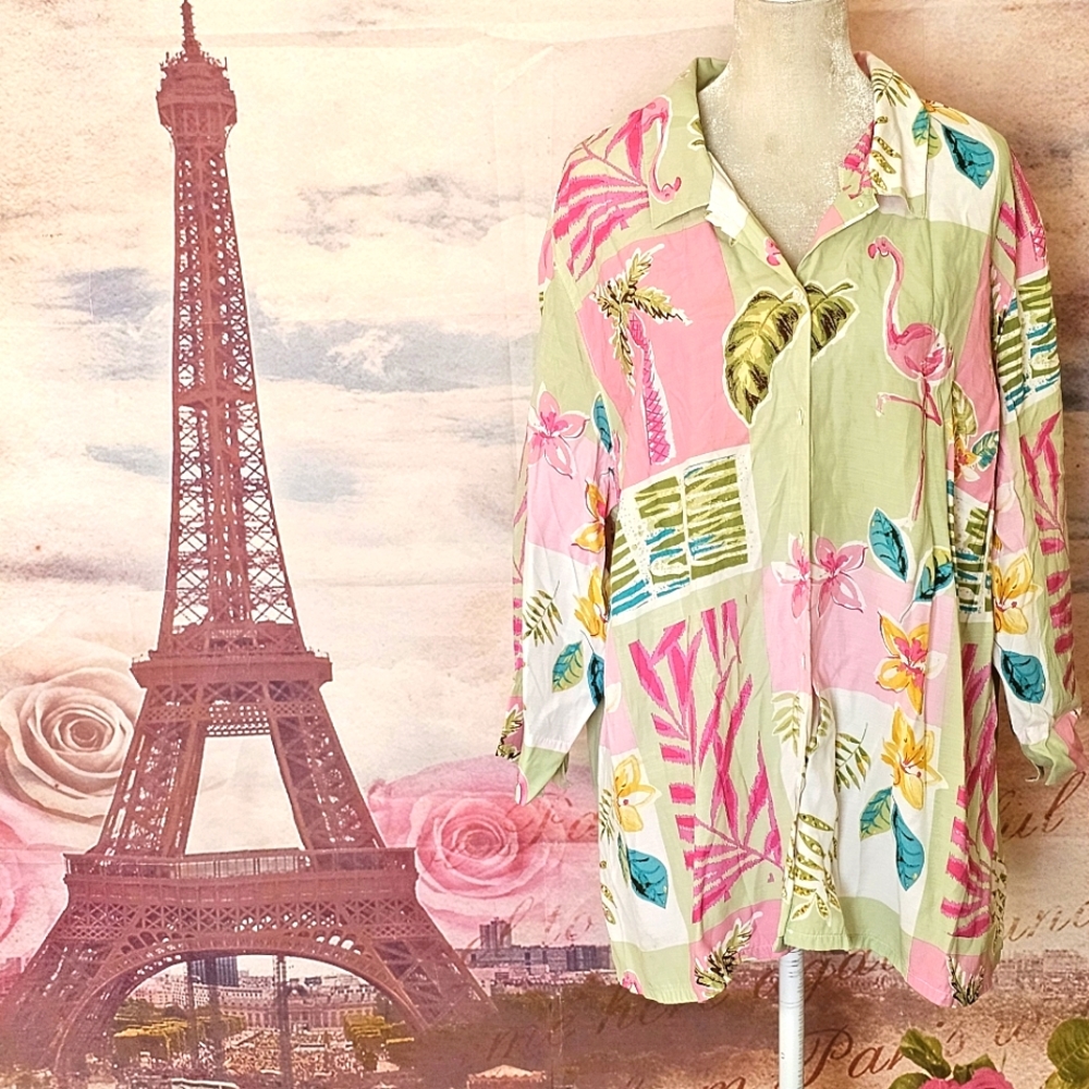 Napa Valley floral shirt